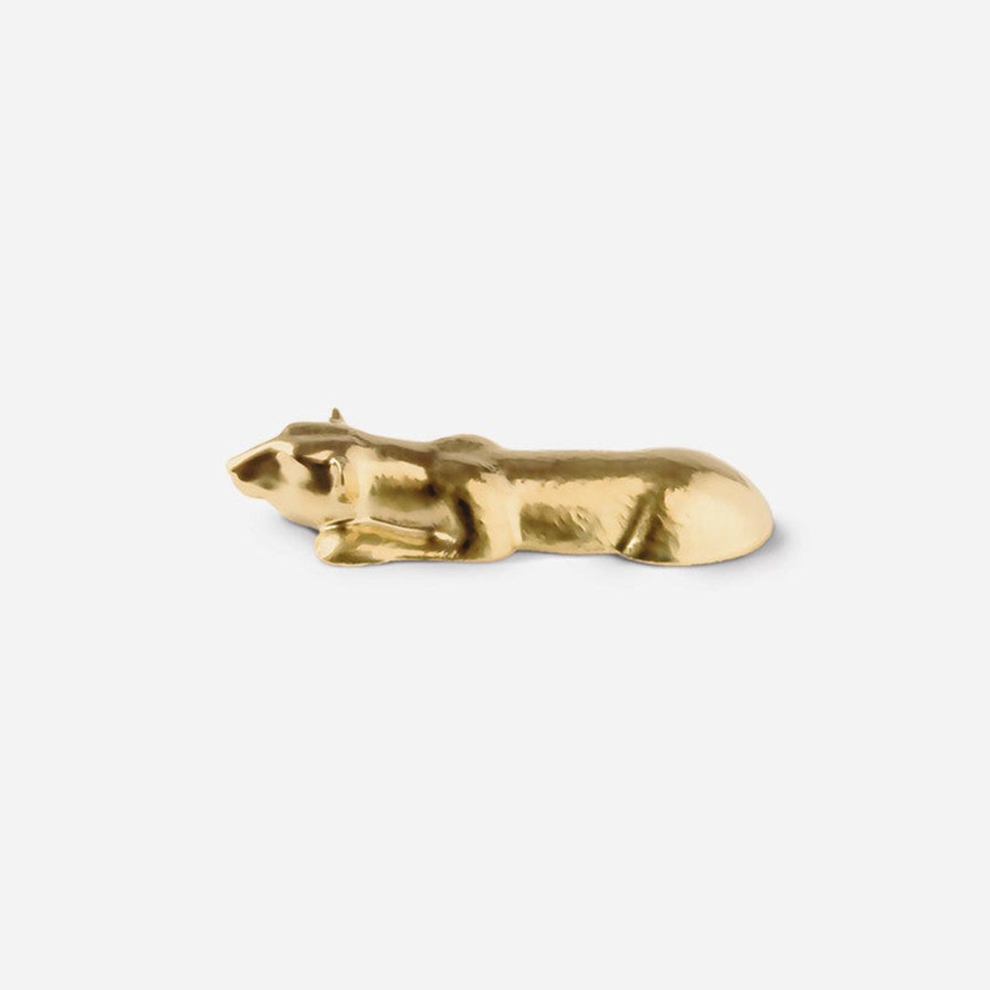 Dining SIEGER by FUERSTENBERG | Nile & Co Gold Polar Bear Knife Rest