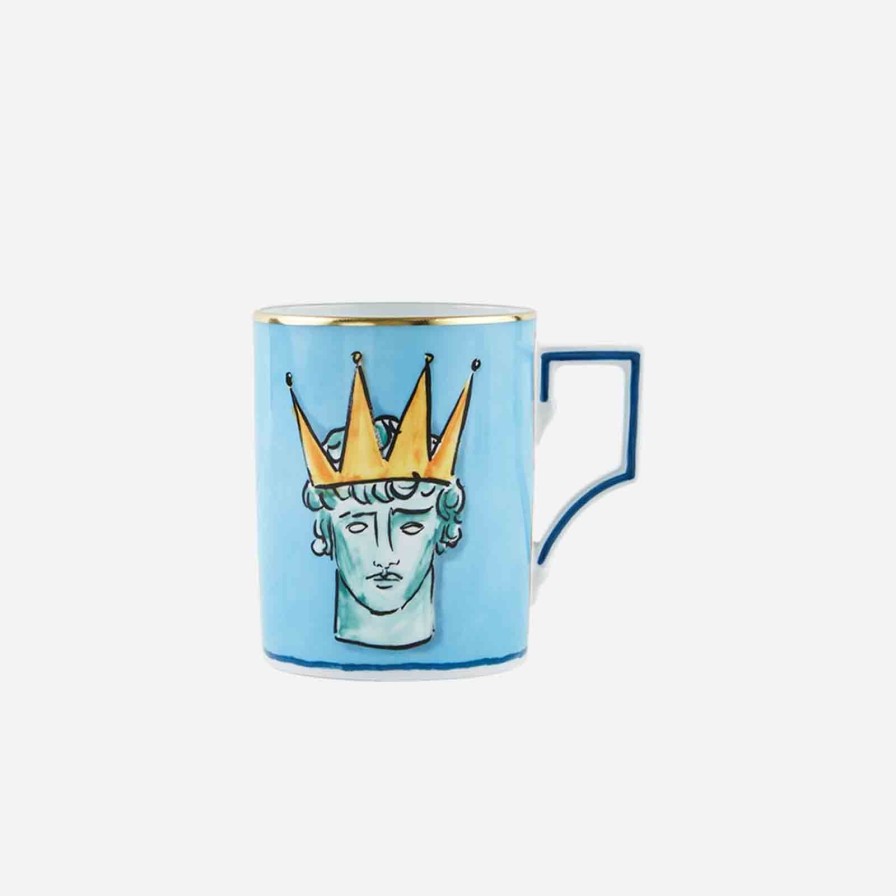 Dining Ginori 1735 | Viaggio Di Nettuno Porcelain Mug Blue