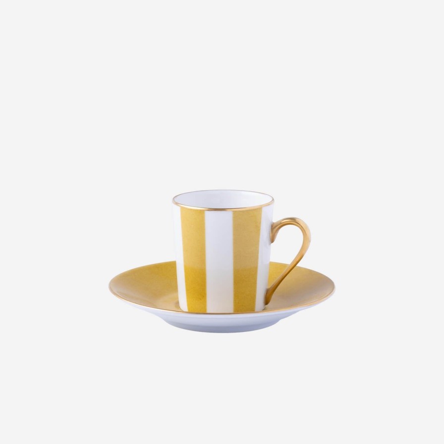 Dining Marie Daâge | Transat Espresso Cup & Saucer Yellow