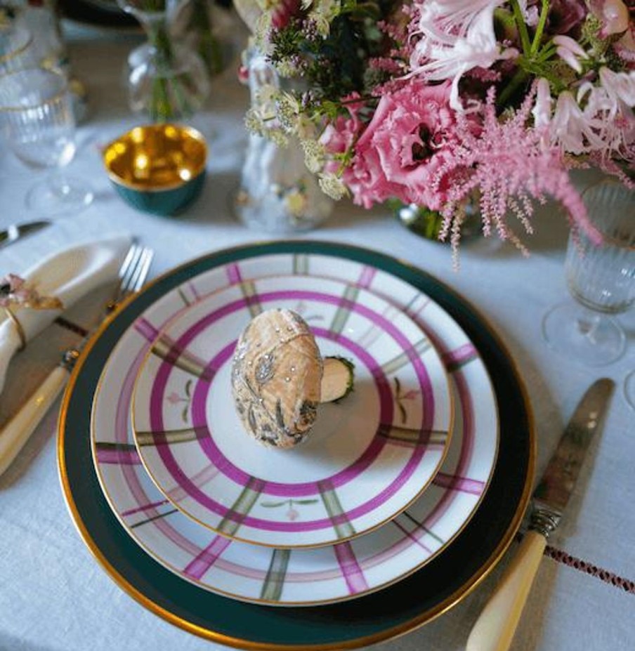 The Tabletop Edit Marie Daâge | Madras Dinner Plate