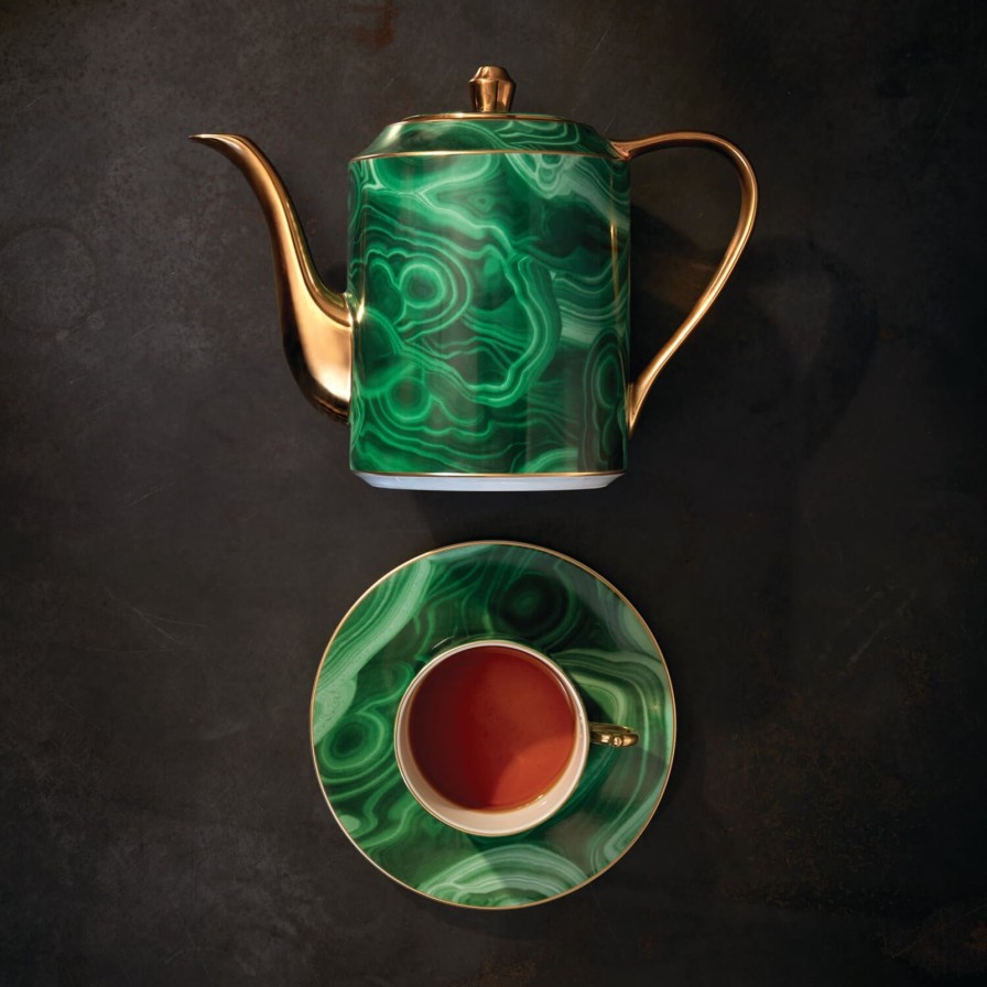 Dining L'Objet | Malachite Teapot