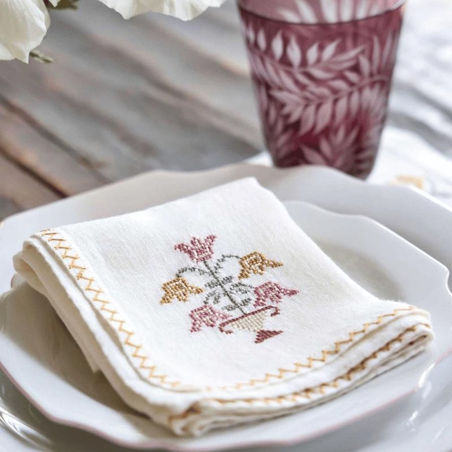 Dining Malaika | Tulip Napkin-Rosewood