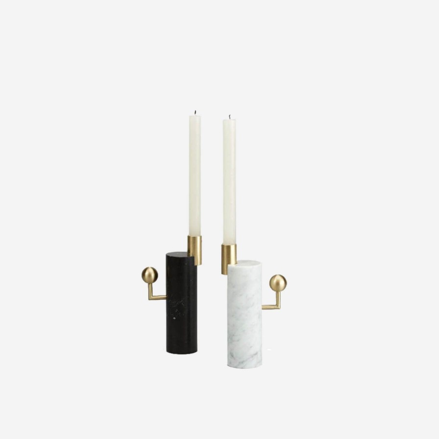 Home Accessories Lara Bohinc for LAPICIDA | Stargazer Nero Marquina Candle Holder