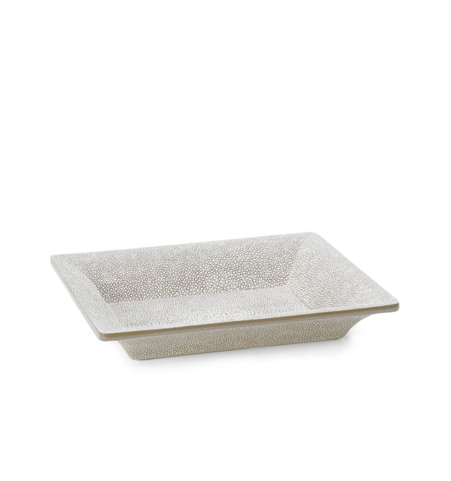 Dining Aerin | Shagreen Vide Poche Dove