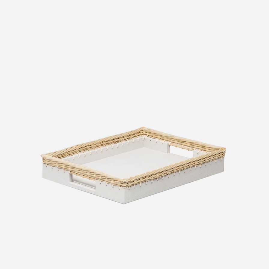 The Tabletop Edit Pigment France | Giverny Tray White-Small