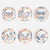 Dining Laboratorio Paravicini | Italian Views Dessert Plates-Set Of 6