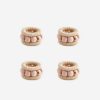 Dining Bonadea | Berry Napkin Ring Blush-Set Of 4