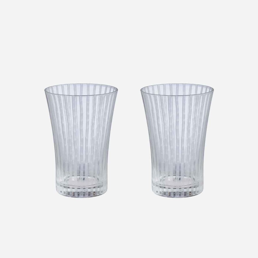 Glassware & Barware Horiguchi Kiriko | Bamboo High Tumblers-Set Of 2