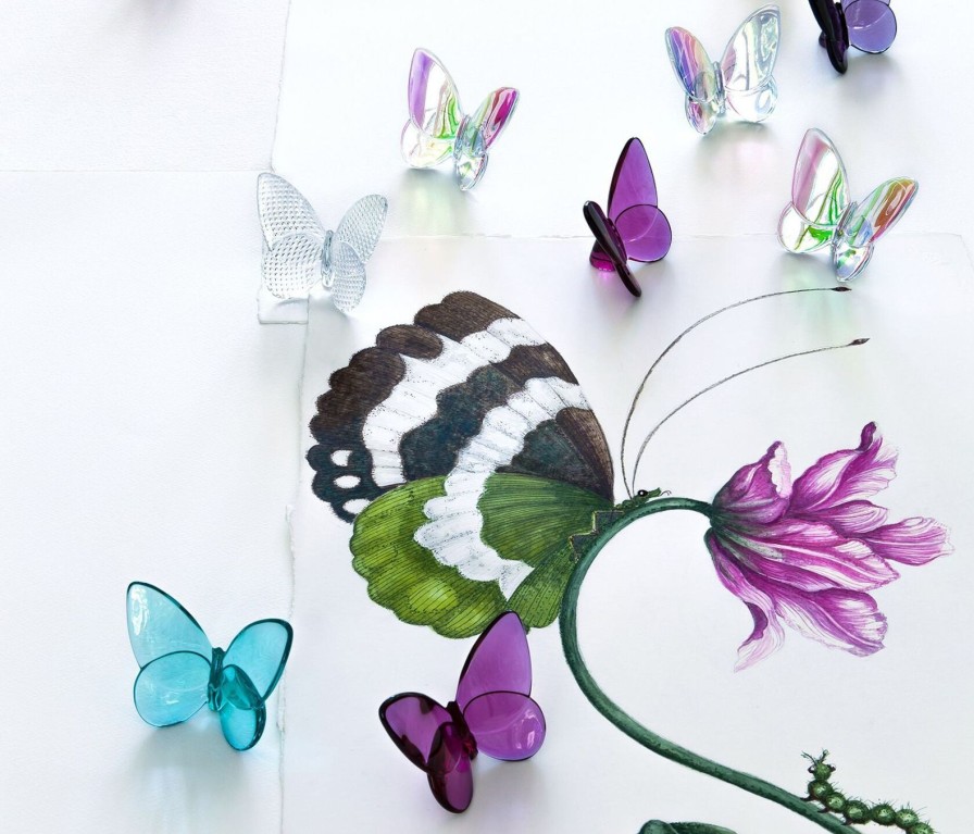 Home Accessories Baccarat | Turquoise Papillon Lucky Butterfly