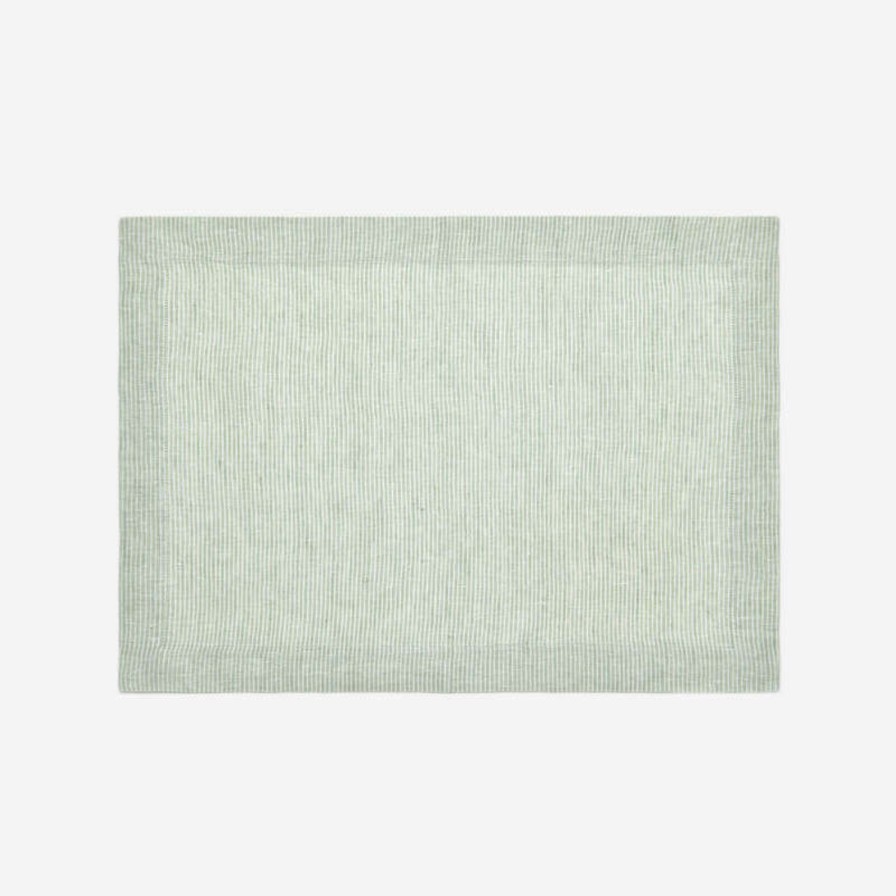 Dining Atelier Bonadea | Candy Green Striped Placemat