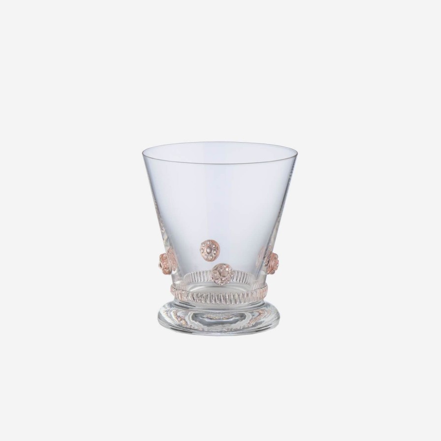 Glassware & Barware Theresienthal | Soft Pink Rosettes Tumbler