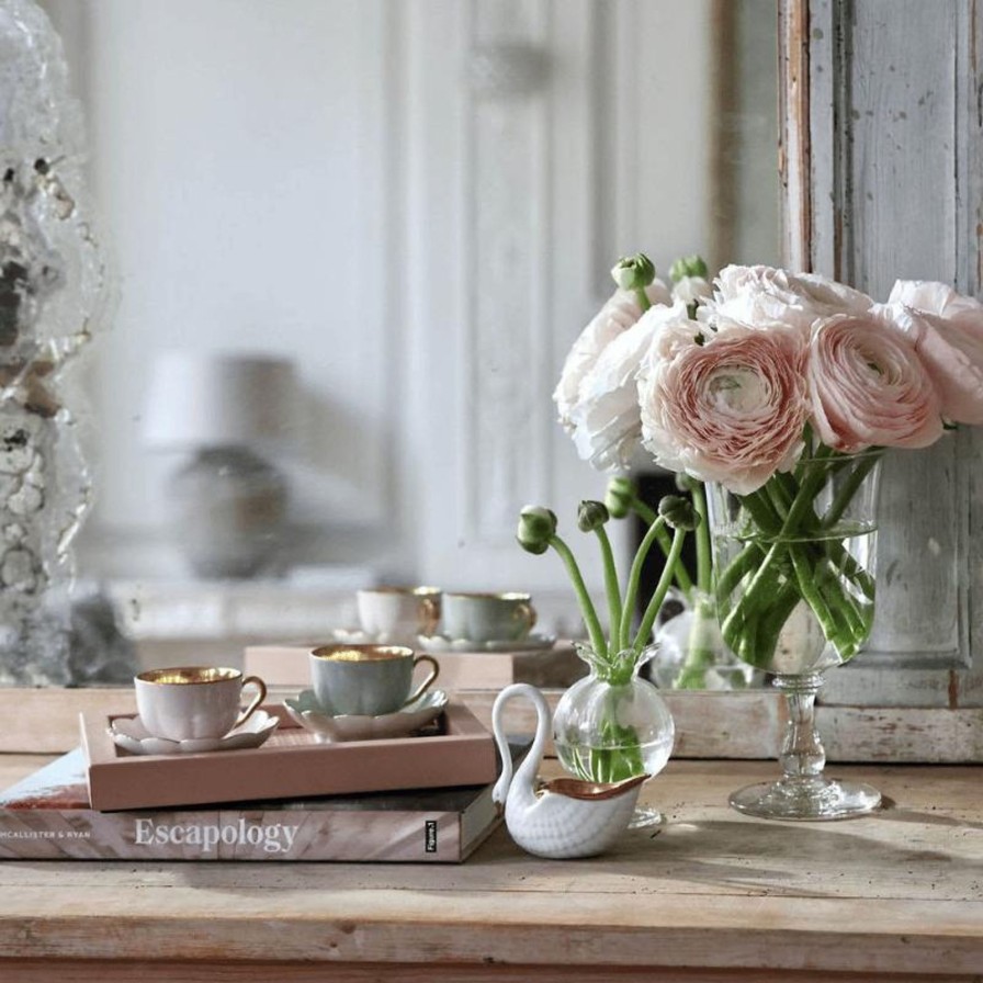 The Tabletop Edit Augarten Wien 1718 | Melon Espresso Cup & Saucer Blush