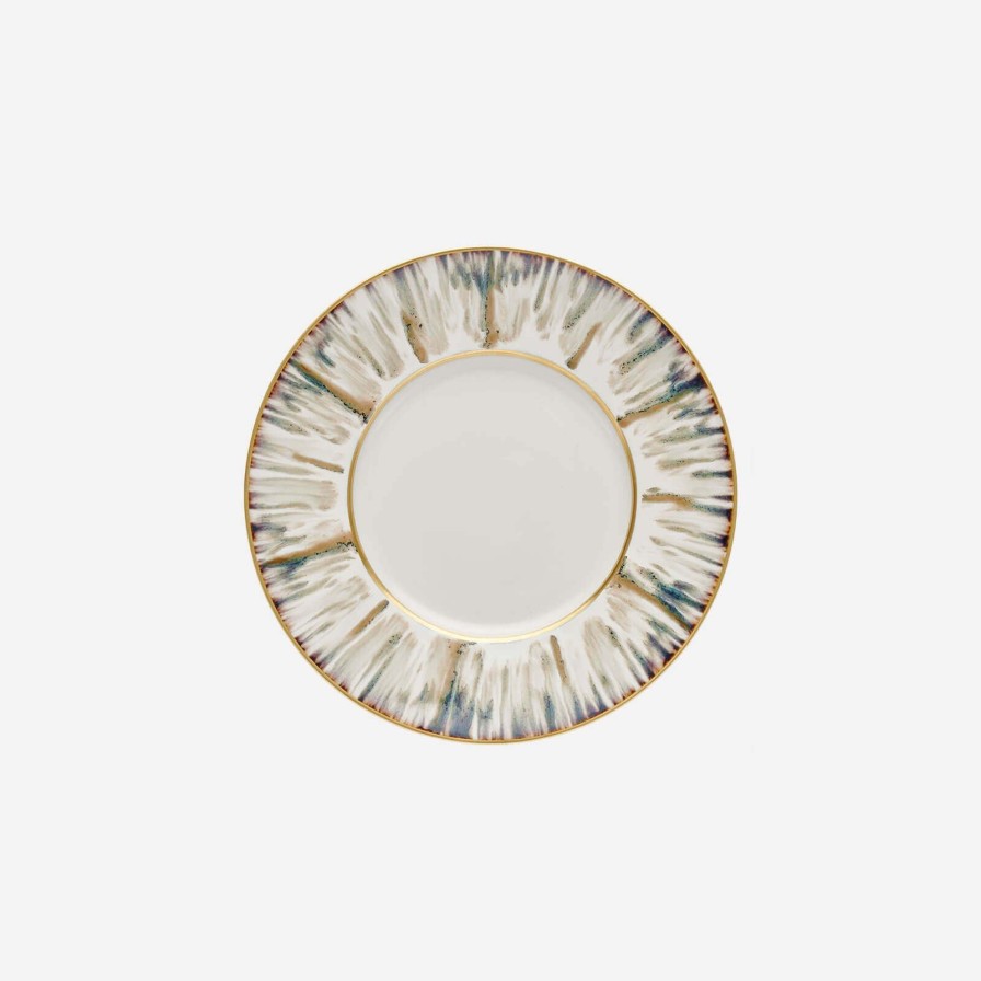 Dining Jaune de Chrome | Ecaille Creme Dinner Plate