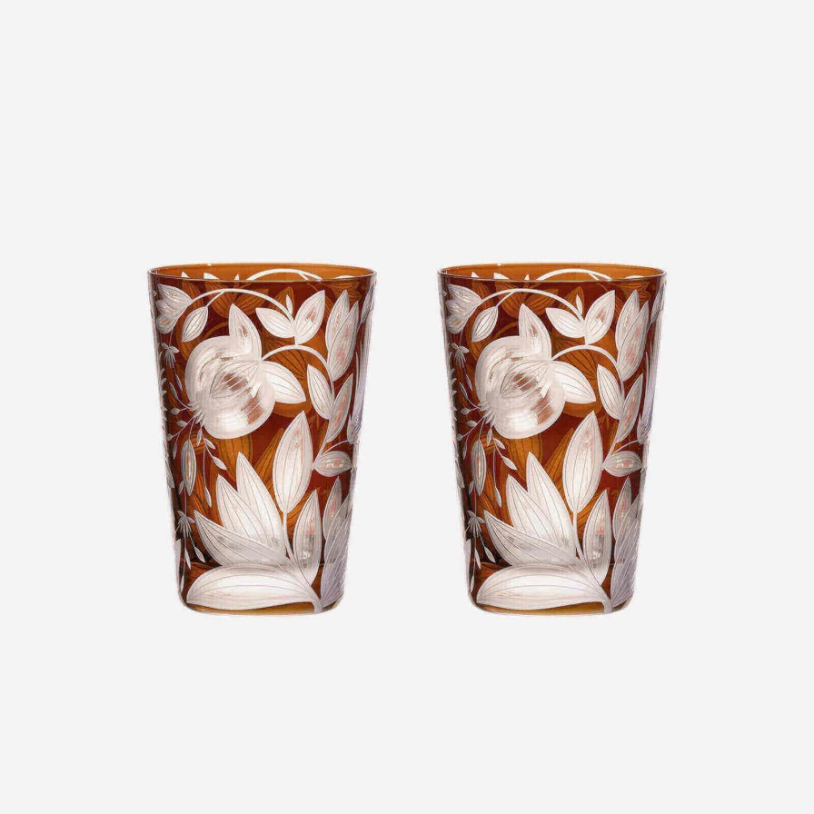 Glassware & Barware Artel | Verdure Large Tumbler Walnut-Set Of 2