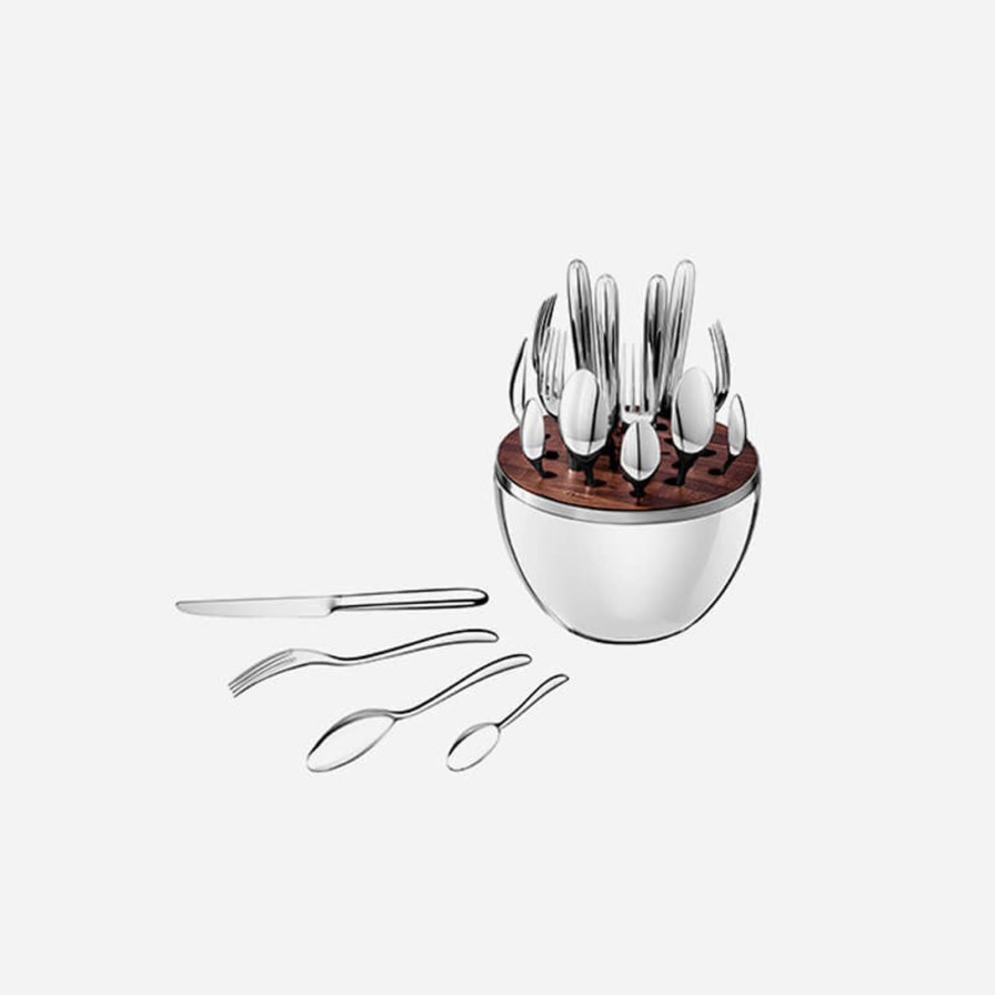 Dining Christofle | Mood 24-Piece Silver Plated Cutlery Set