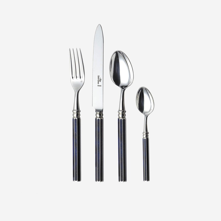 Dining Alain Saint-Joanis | Royal Bleu 4-Piece Silver Plated Cutlery Set