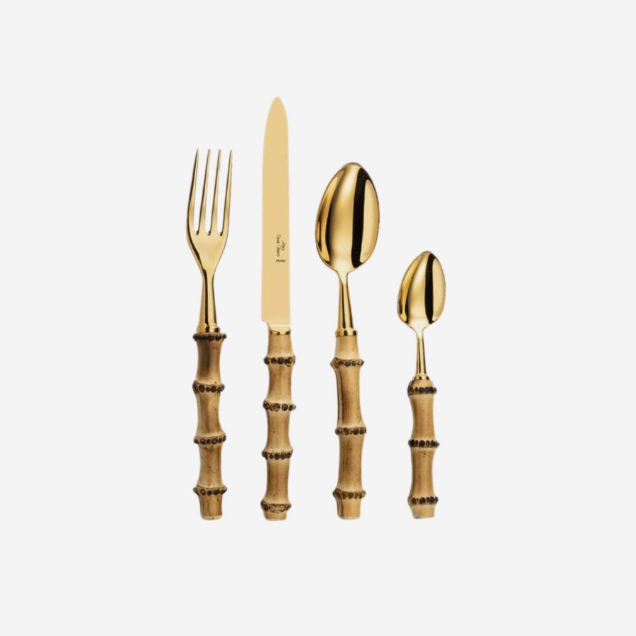 The Tabletop Edit Alain Saint-Joanis | Bamboo Gold 4-Piece Cutlery Set