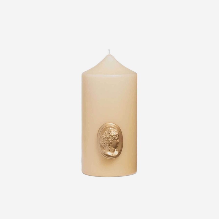 Home Accessories Cire Trudon | Cameo Pillar Candle Stone