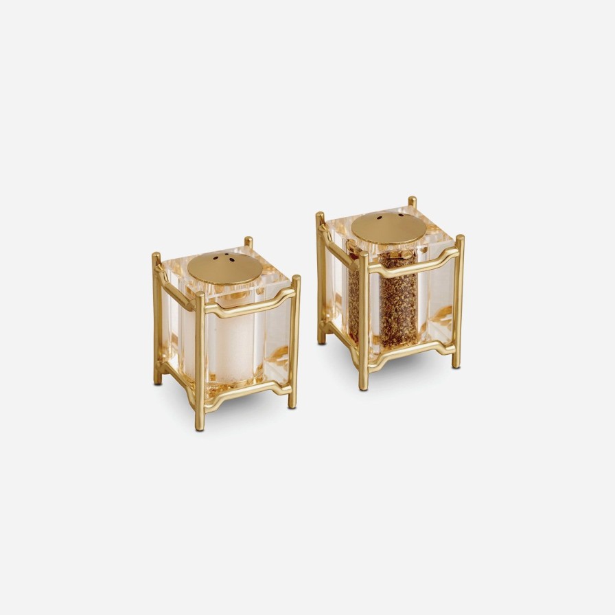 Dining L'Objet | Han Gold Salt & Pepper Set