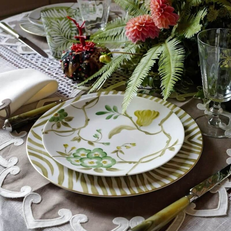 The Tabletop Edit Marie Daâge | Le Jardin Sauvage Zebra Dinner Plate