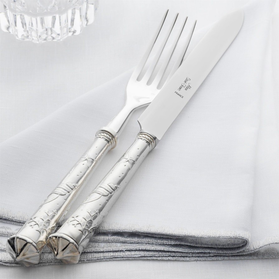 Dining Alain Saint-Joanis | Roi Corail 4-Piece Silver Plated Cutlery Set