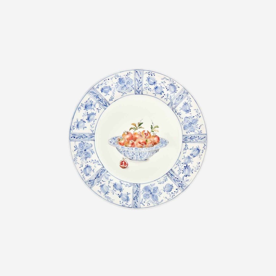 Dining Laboratorio Paravicini | Basket With Pomegranates Dinner Plates-Set Of 4