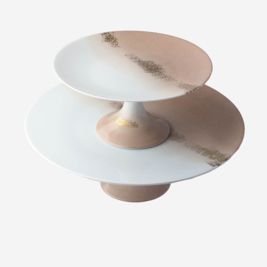 Dining Marie Daâge | Horizon Large Cake Stand Blush