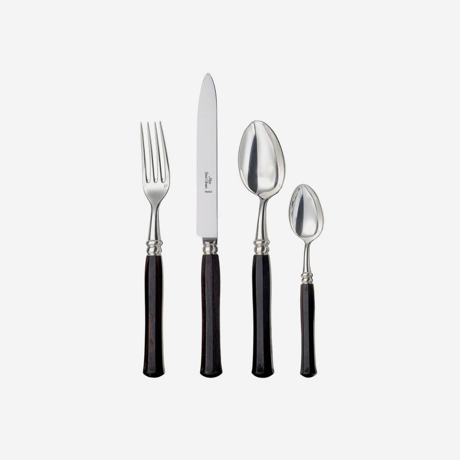 Dining Alain Saint-Joanis | Riviera Ebony 4-Piece Cutlery Set