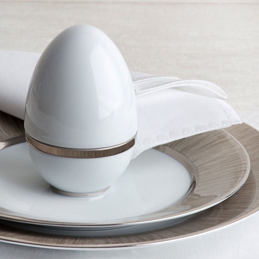 Dining Legle | Carbone Grey & Platinum Charger