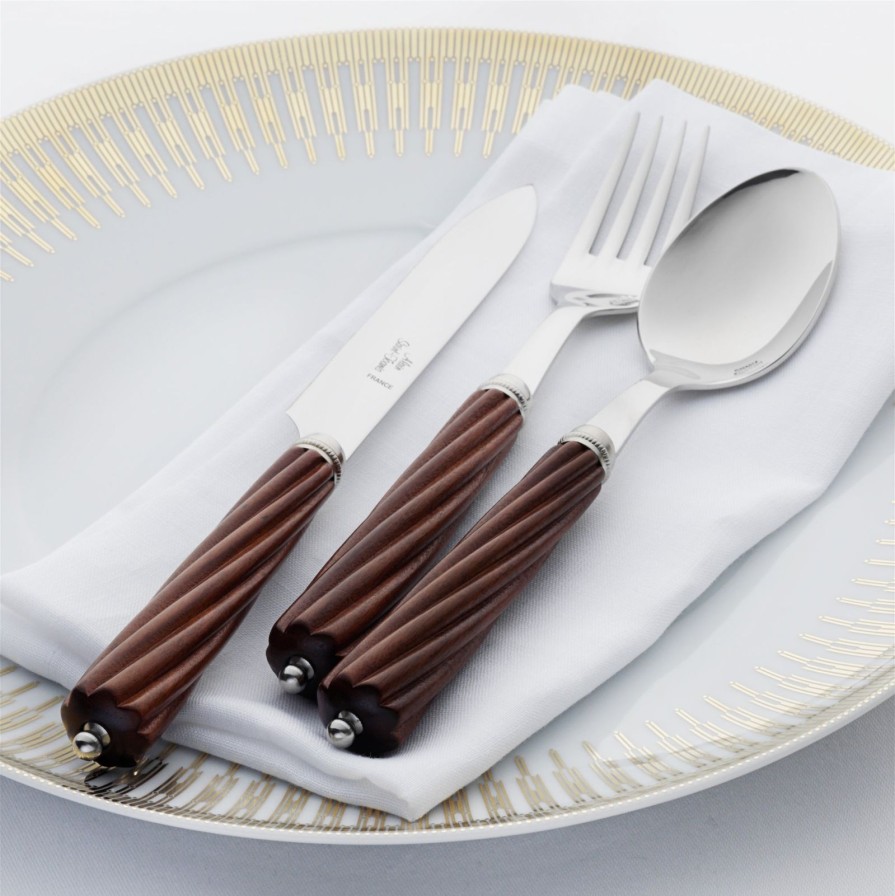 Dining Alain Saint-Joanis | Oregon Rosewood 2-Piece Carving Set