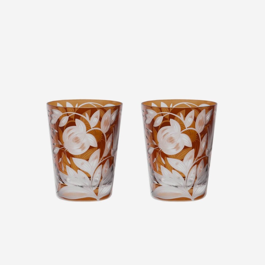 Glassware & Barware Artel | Verdure Medium Tumbler Walnut-Set Of 2