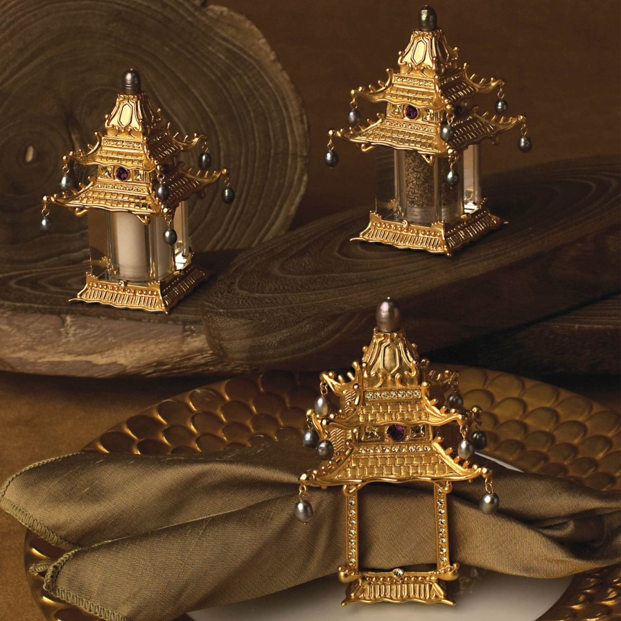 The Tabletop Edit L'Objet | Pagoda Salt & Pepper Set