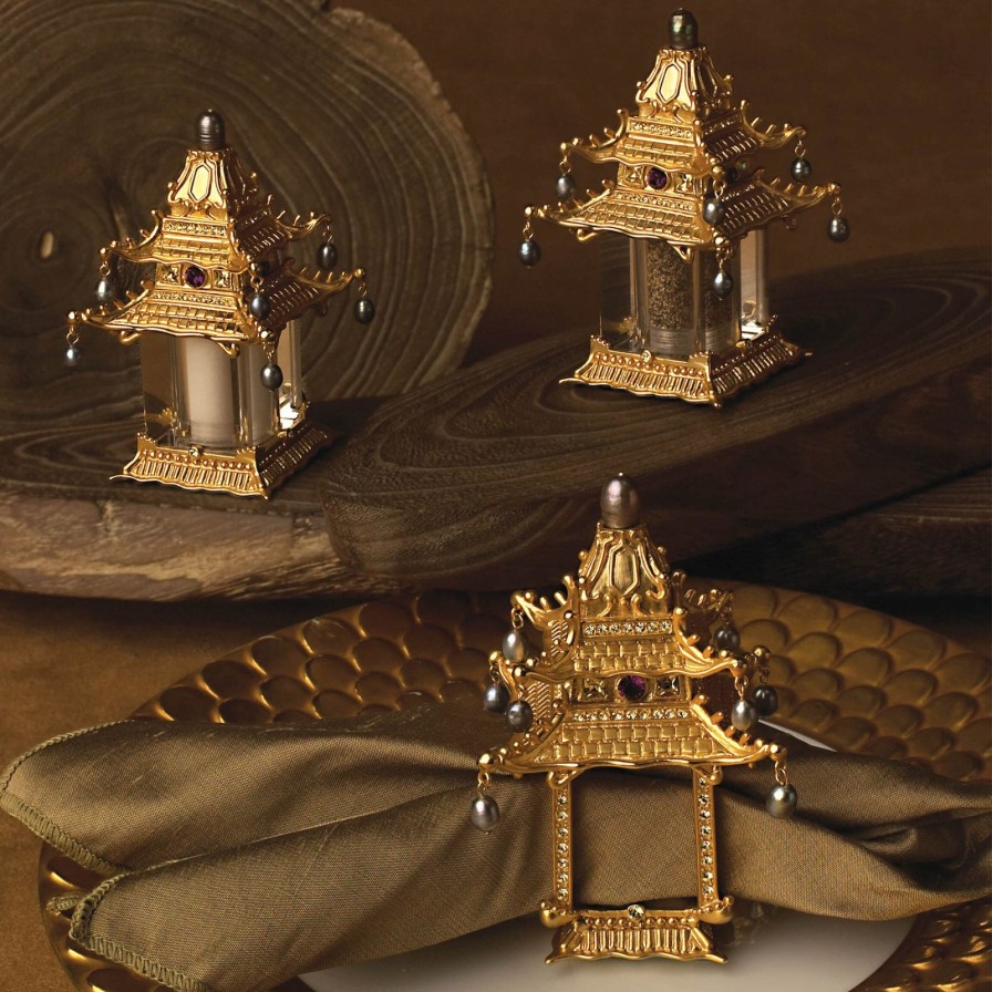 The Tabletop Edit L'Objet | Pagoda Salt & Pepper Set