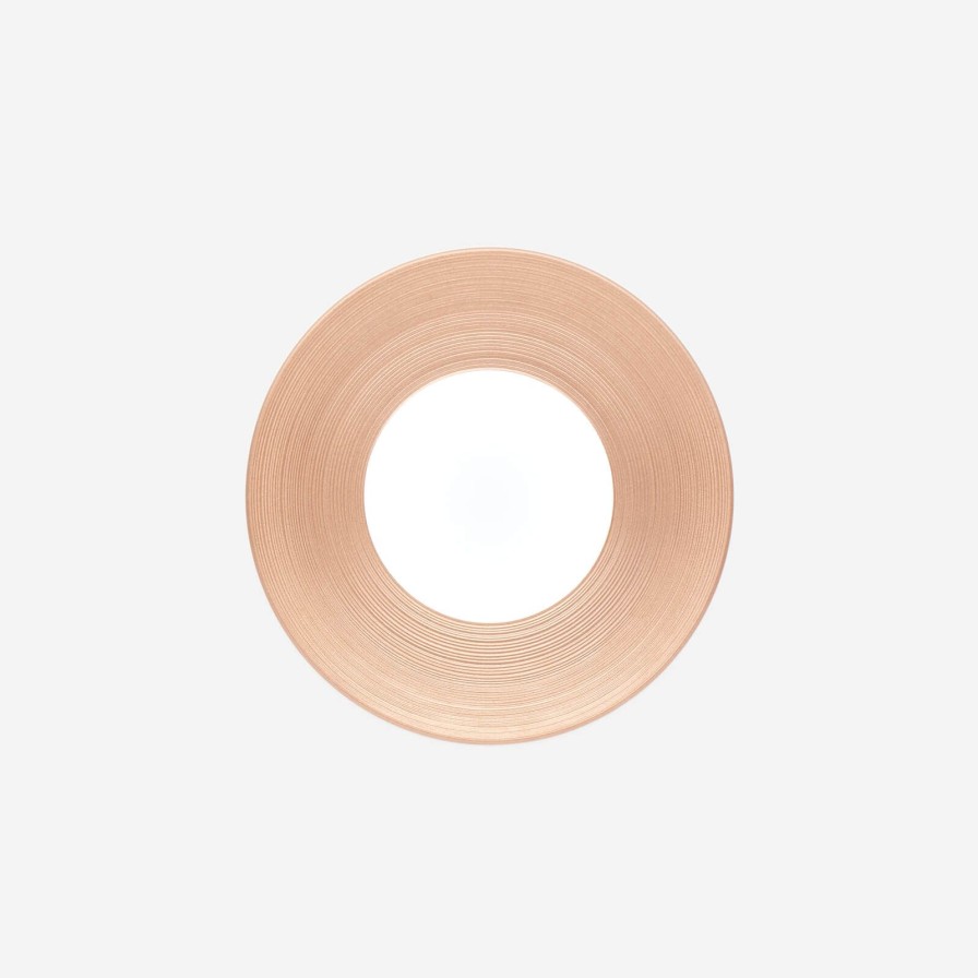 Dining J.L Coquet | Hemisphere Metallic Pink Dessert Plate