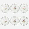 Dining Raynaud | Longjiang Set Of Six Dinner Plates