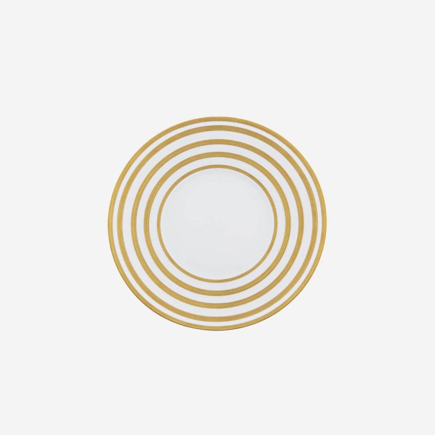 Dining J.L Coquet | Hemisphere Gold Stripe Dinner Plate