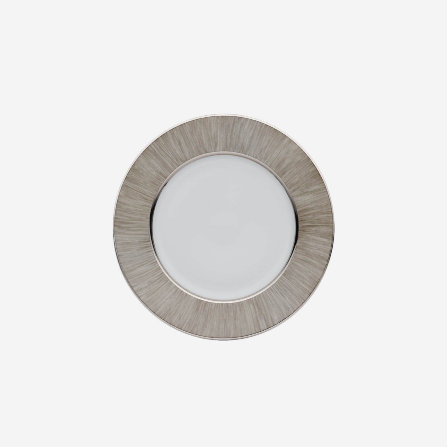 Dining Legle | Carbone Grey & Platinum Dinner Plate