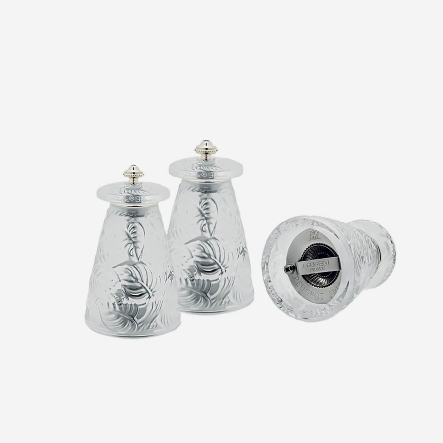 The Tabletop Edit Lalique | Feuilles Salt & Pepper Grinders