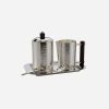 Dining Zanetto | Ebony Silver Plated Breakfast Set