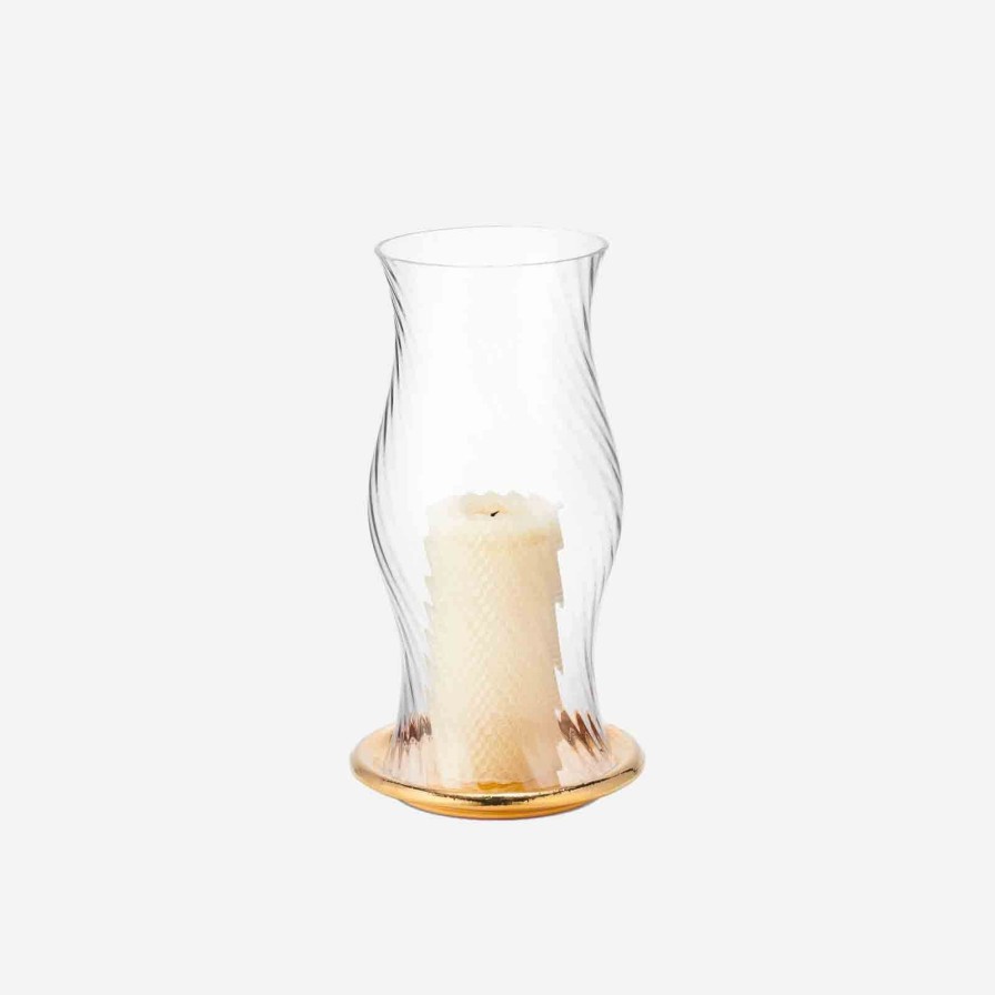 Home Accessories Aerin | Milla Glass Hurricane-Small