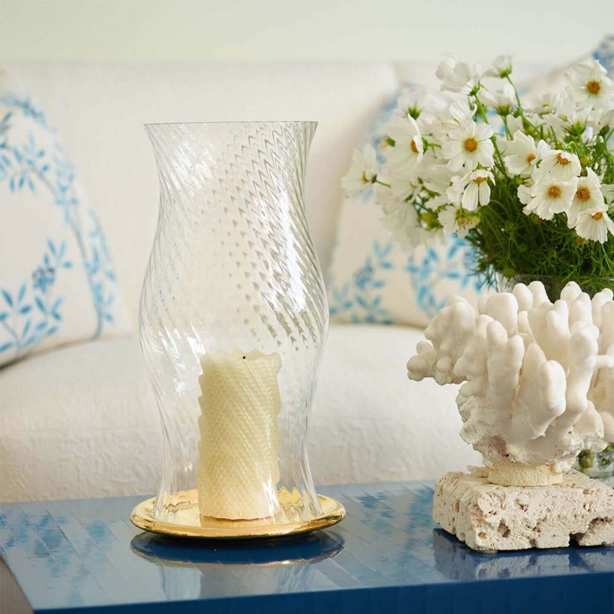 Home Accessories Aerin | Milla Glass Hurricane-Small