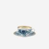 Dining Vista Alegre | Gold Exotic Teacup & Saucer