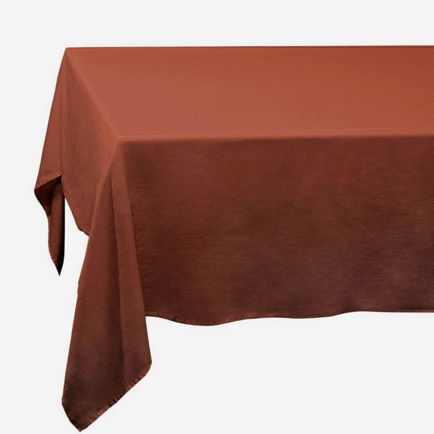 Dining L'Objet | Brick Linen Sateen Tablecloth