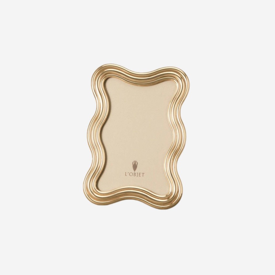 Home Accessories L'Objet | Ripple Gold Frame-Small