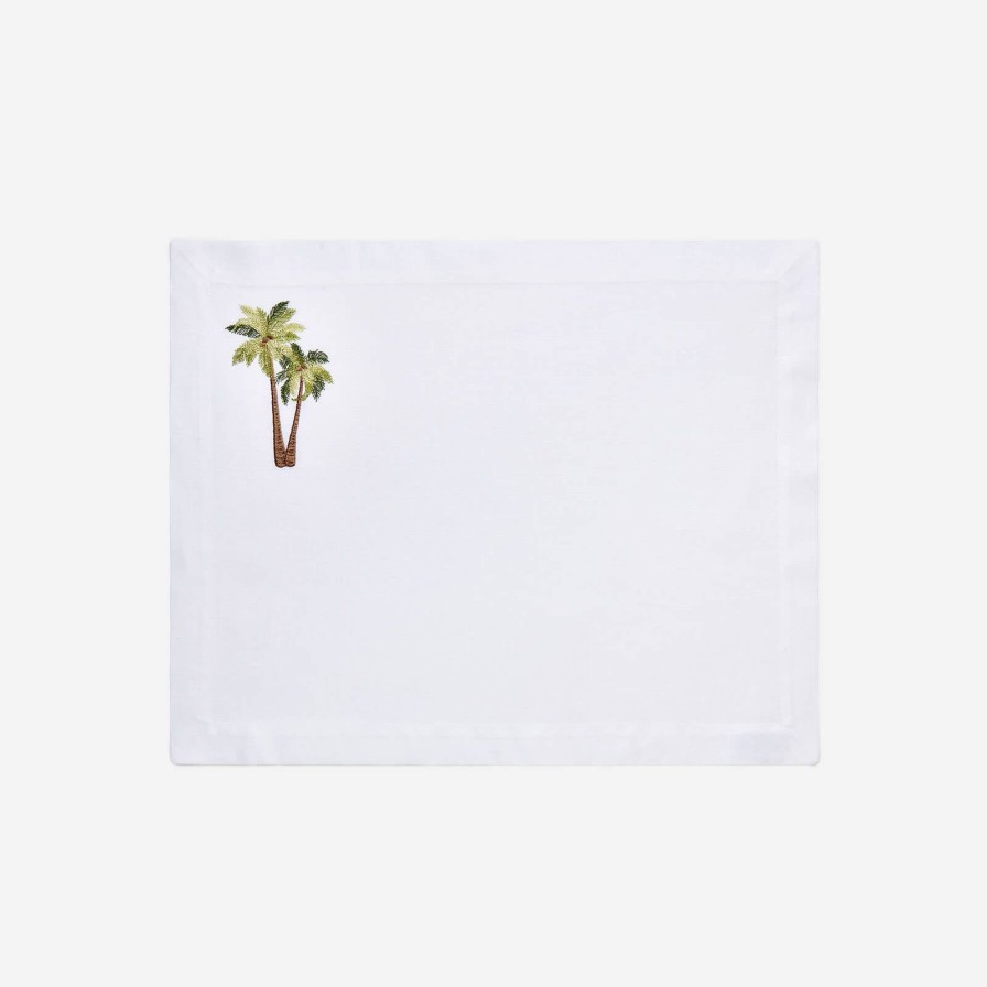 Dining Marie de Fels | Palm Tree Embroidered Placemat