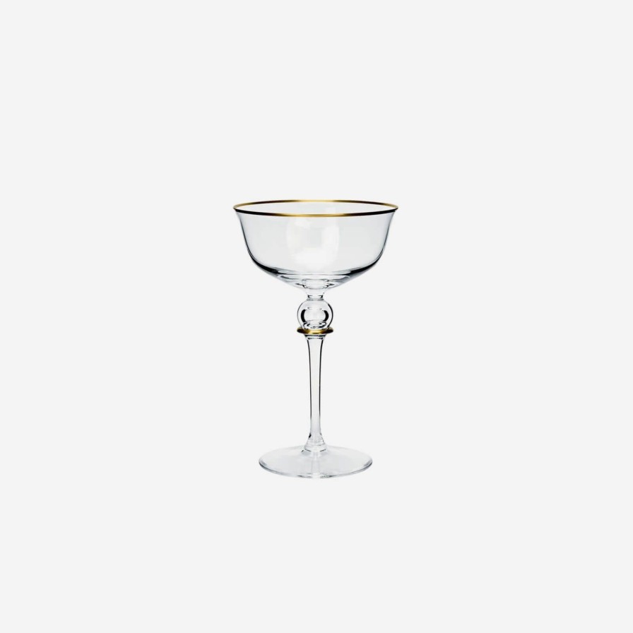 Glassware & Barware Theresienthal | Juwel Gold Champagne Coupe