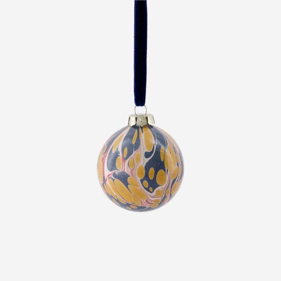 Dining Bonadea | Hand-Marbled Ceramic Baubles