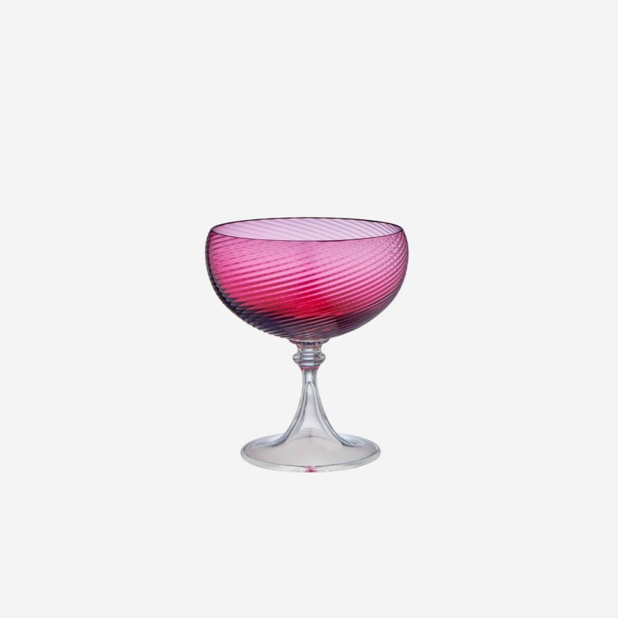 The Tabletop Edit Nason Moretti | Torse Champagne Coupe Ruby Red