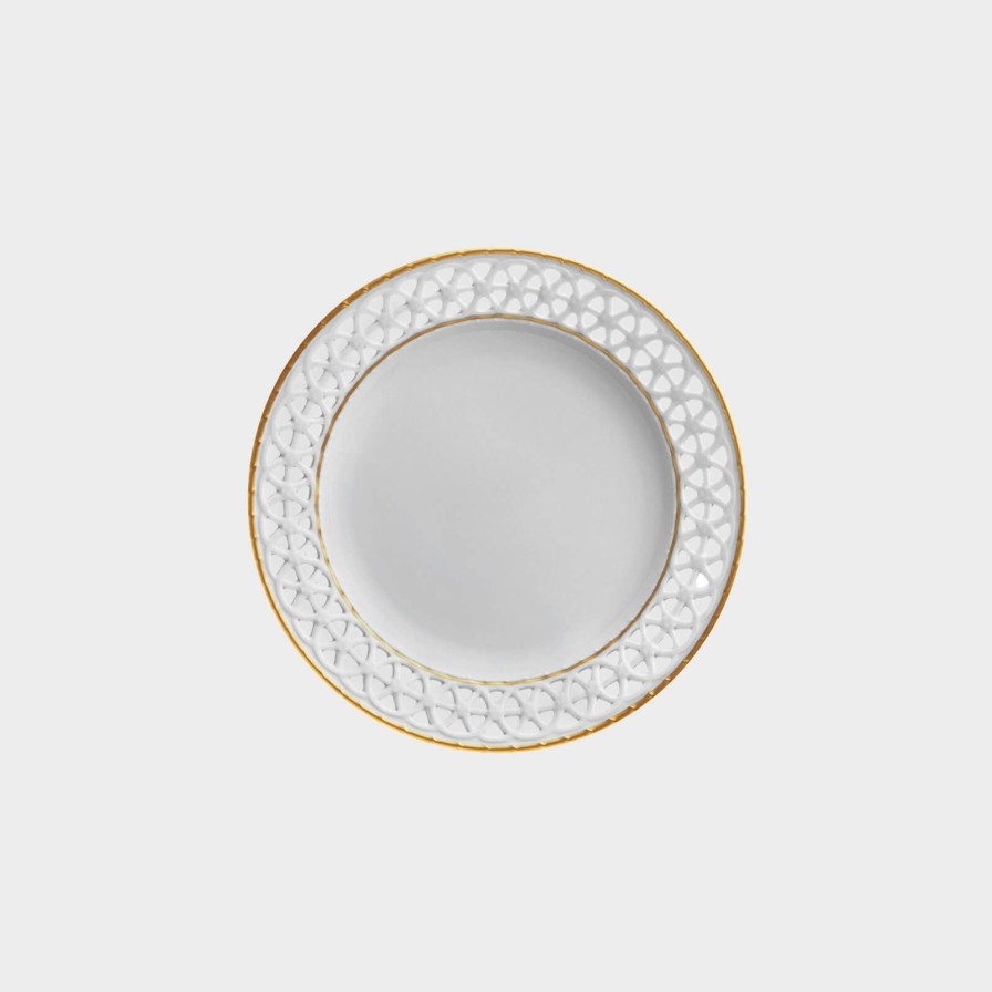 Dining FUERSTENBERG | Open Lace Side Plate Gold