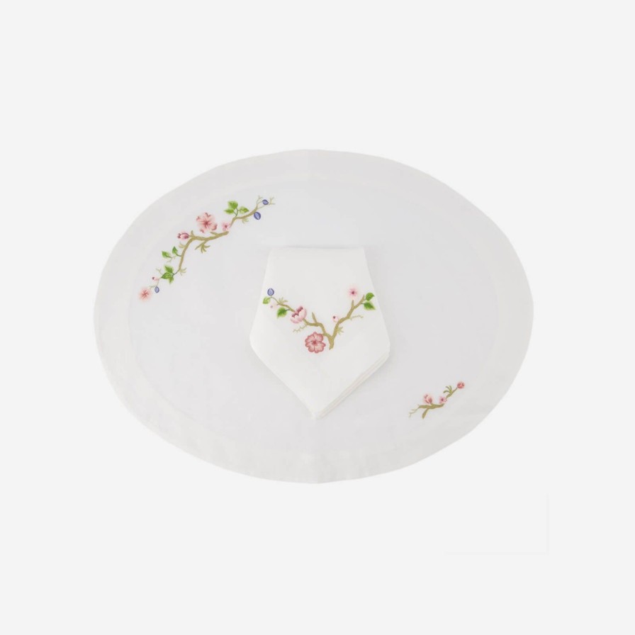 The Tabletop Edit Atelier Bonadea | Rose Trellis Oval Placemat